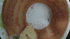 Bolo de fubá do tio Fe sem lactose e sem soja