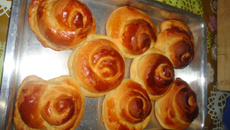 Pão caseiro de leite condensado