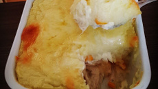 Escondidinho de frango e catupiry