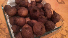 Bolinhos de chuva de fubá