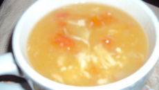 Caldo de mandioca prático