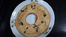 Bolinho de chuva salgado e assado