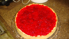 Torta de morango da tia Silvia