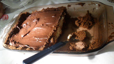 Torta de limão com chocolate