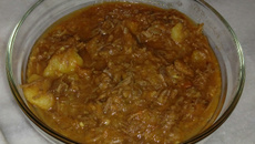 Carne louca com batata