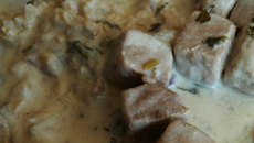 Estrogonofe de peixe