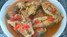 Moqueca de corvina muito saborosa