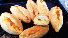 Fogazza com fermento em pó