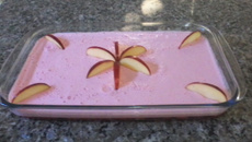 Gelatina de maçã rosada