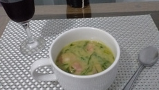 Caldo verde sem batata