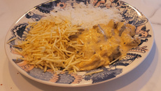 Estrogonofe de carne com champignon simples 