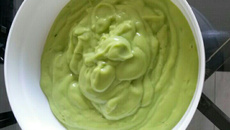 Sobremesa de abacate