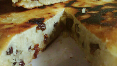 Bruaca com uva passa