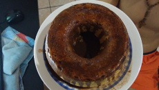 Bolo fofo de cenoura - light