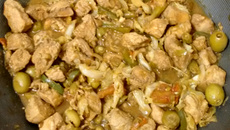 Frango xadrez simples da Flavinha