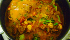 Filé ao molho e brócolis