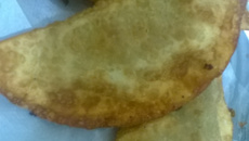 Pastel de carne frito