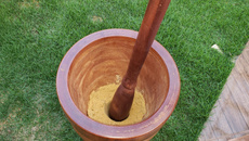 Paçoca de amendoim (no pilão)