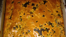 Torta de espinafre com sardinha