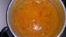 Creme de abóbora picante