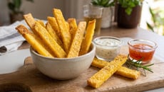 Palitinhos de flocão de milho na airfryer muito crocantes, práticos e saudáveis