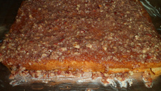 Bolo de paçoca de amendoim