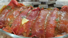 Panqueca de beterraba