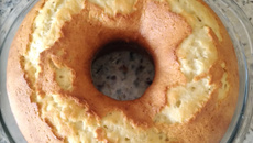 Bolo de água quente