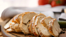 Peito de peru assado