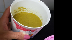 Creme de agrião com legumes