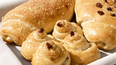 Pão de castanha-do-pará e passas