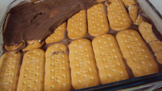 Bolo bolacha de chocolate