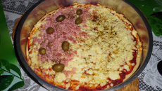 Pizza de liquidificador