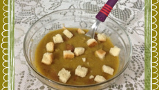 Sopa rápida de ervilha