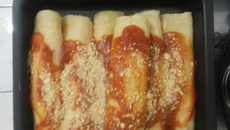 Panqueca de estrogonofe