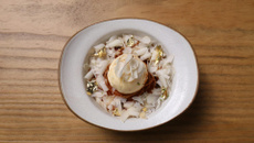 Crumble de castanha do pará e pistache