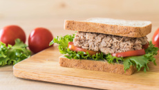 Sanduíches Integrais de Atum com Philadelphia