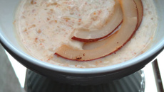 Mingau de aveia sabor canjica/ mata vontade de doce