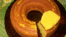 Bolo de milho com leite de coco