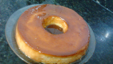 Pudim de Pão de Forma com Iogurte Natural