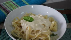 Molho branco com azeite de oliva