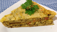 Torta salgada de repolho