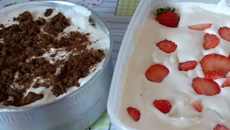 Sorvete com 2 ingredientes