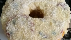 Rosca de frutas cristalizadas com uva passas