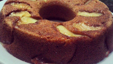 Bolo de Banana & Maçã com farinha de rosca