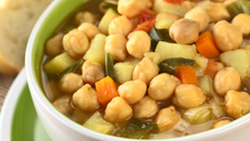 Sopa de grão-de-bico