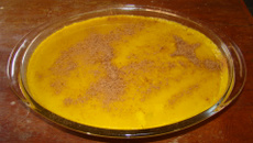 Curau de abóbora cabotiá