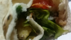 Shawarma misto de frango e carne