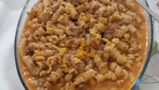 Macarrão cremoso de panela de pressão