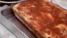 Lasanha com massa de panqueca
